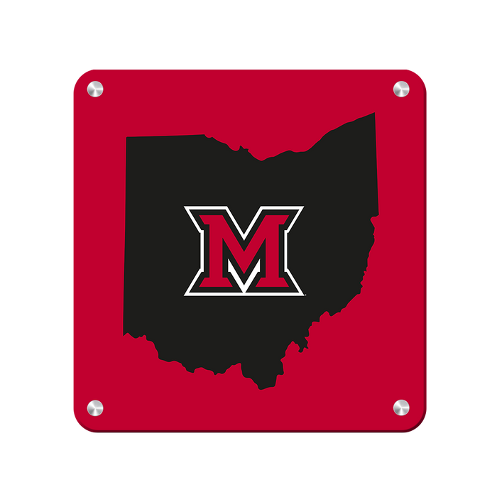Miami RedHawks<sub>&reg;</sub> - Miami - College Wall Art#Metal