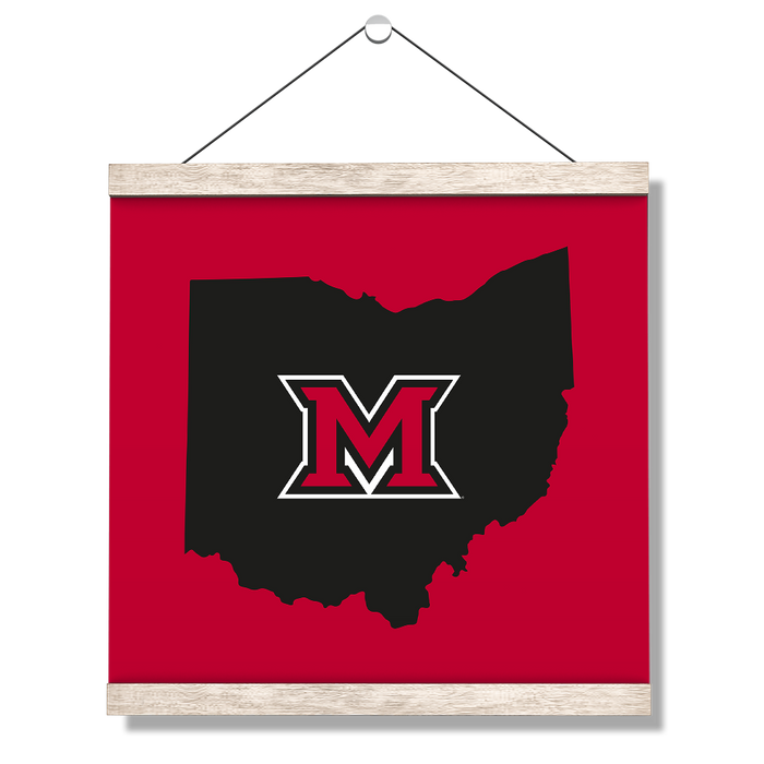 Miami RedHawks<sub>&reg;</sub> - Miami - College Wall Art#Hanging Canvas