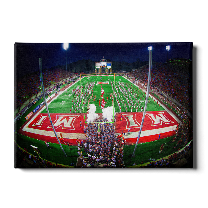 Miami RedHawks<sub>&reg;</sub> - Yager Stadium Grand Entrance - College Wall Art#Canvas