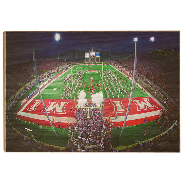 Miami RedHawks<sub>&reg;</sub> - Yager Stadium Grand Entrance - College Wall Art#Wood