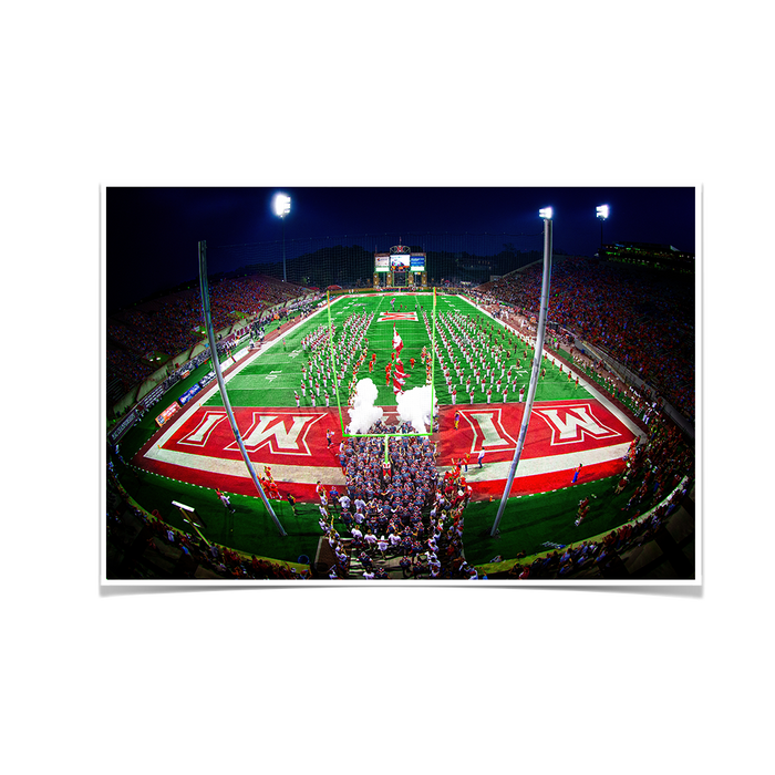 Miami RedHawks<sub>&reg;</sub> - Yager Stadium Grand Entrance - College Wall Art#Poster