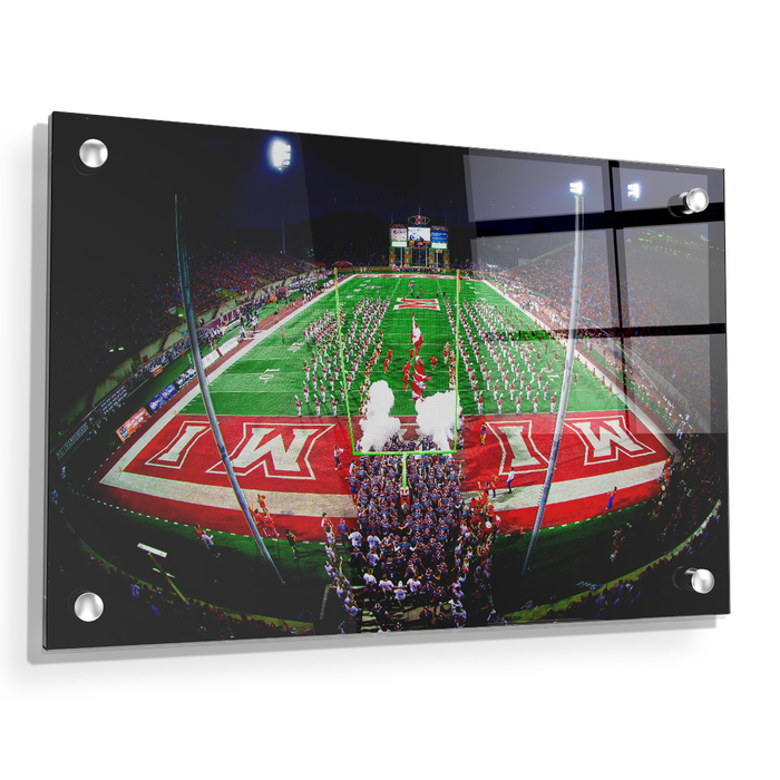 Miami RedHawks<sub>&reg;</sub> - Yager Stadium Grand Entrance - College Wall Art#Acrylic