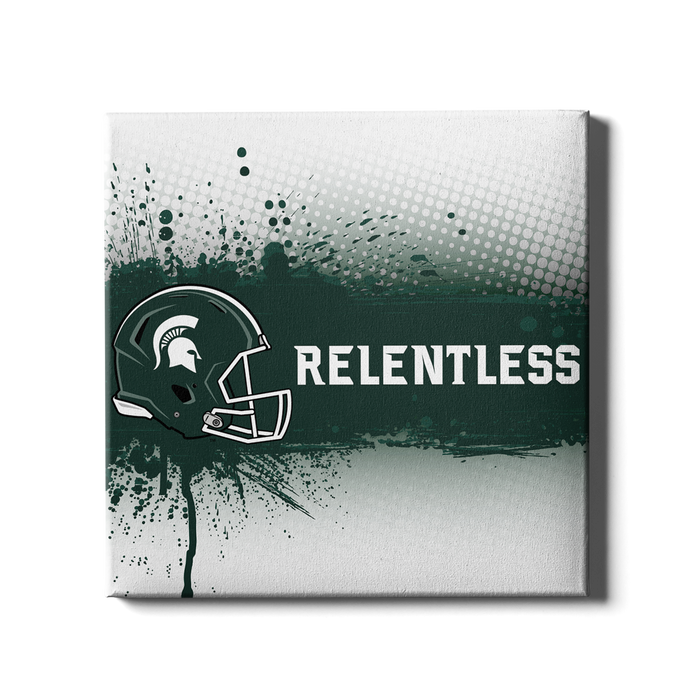 Michigan State - Relentless - College Wall Art #Canvas