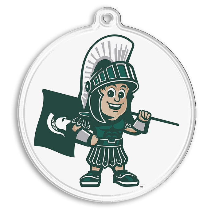 Michigan State Spartans - Sparty Youth Ornament & Bag Tag