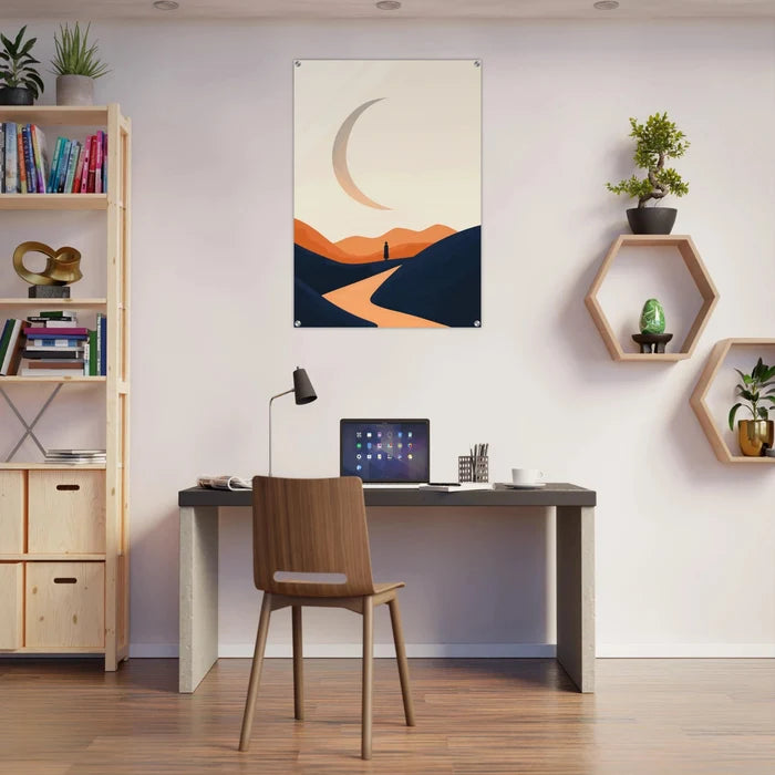 Minimalist Magical Landscape A sleek minimalist 4 - Shop Ai Art WebShop - Digital Art online Store