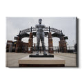 Mississippi State Bulldogs - Ron Polk Statue - College Wall Art #Canvas