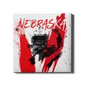 Nebraska Cornhuskers - Nebraska Paint - College Wall Art #Canvas
