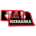 Nebraska Cornhuskers -  Nebraska State Single Layer Dimensional