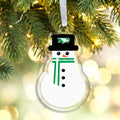 North Dakota Fighting Hawks - North Dakota Snowman Double-Sided Ornament