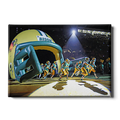 North Dakota State Bisons - Enter Bison Oil Painting - College Wall Art #Canvas