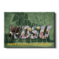 North Dakota State Bisons - NDSU Football - College Wall Art #Canvas