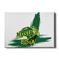 North Dakota State Bisons - Paint Ornament cutout - College Wall Art #Canvas