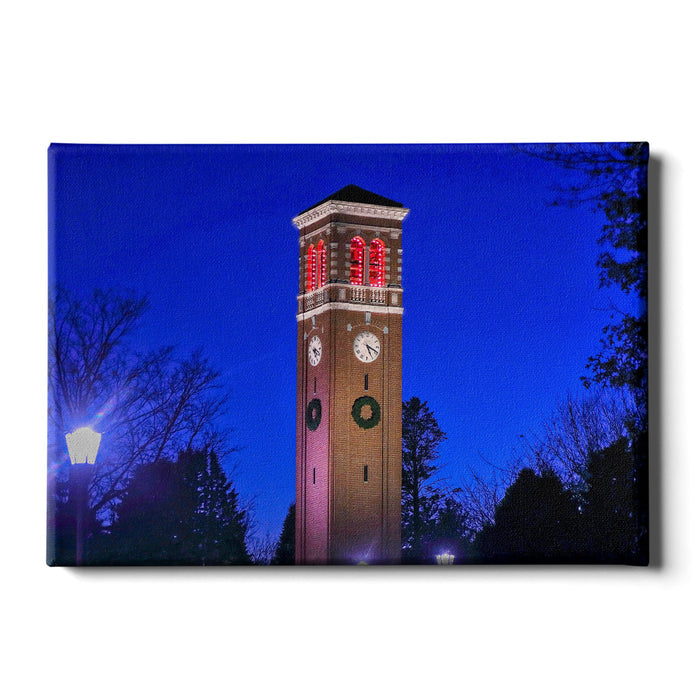 Northern Iowa Panthers - Christmas Campanile - College Wall Art #Canvas
