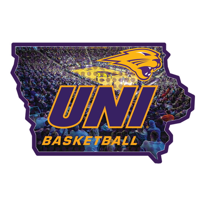 Northern Iowa Panthers - UNI Basketball Single Layer Dimensional