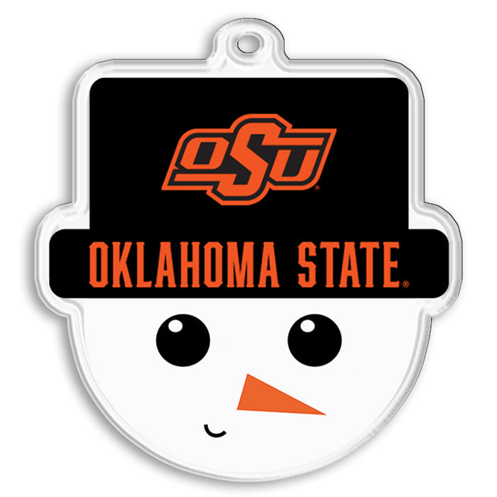 Oklahoma State Cowboys - Oklahoma State Snowman Ornament