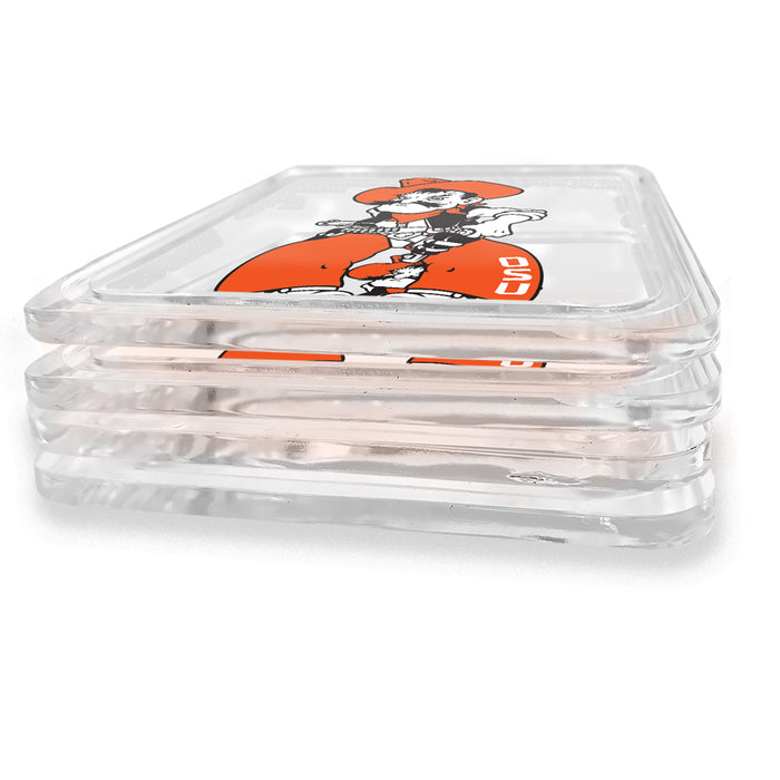 Oklahoma State Cowboys - Pistol Pete Drink Coaster