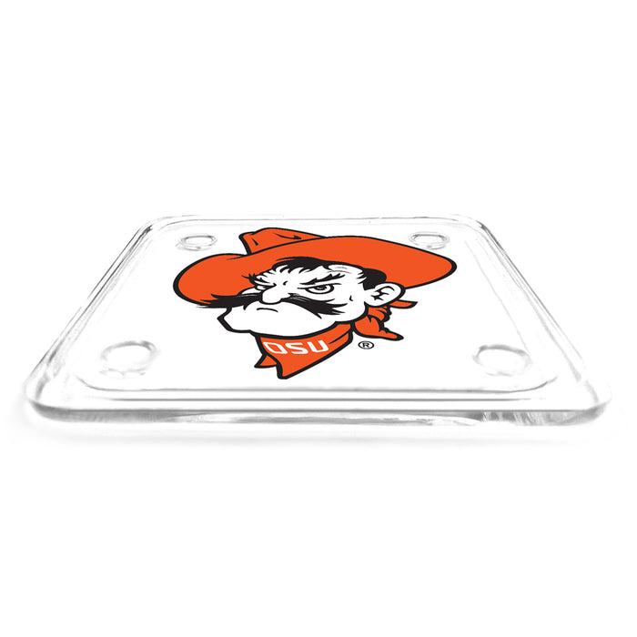 Oklahoma State Cowboys - Pistol Pete Headshot Drink Coaster
