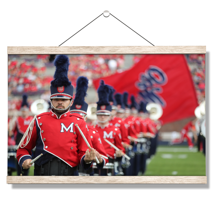Ole Miss Rebels - Marching In - College Wall Art #Hanging Canvas