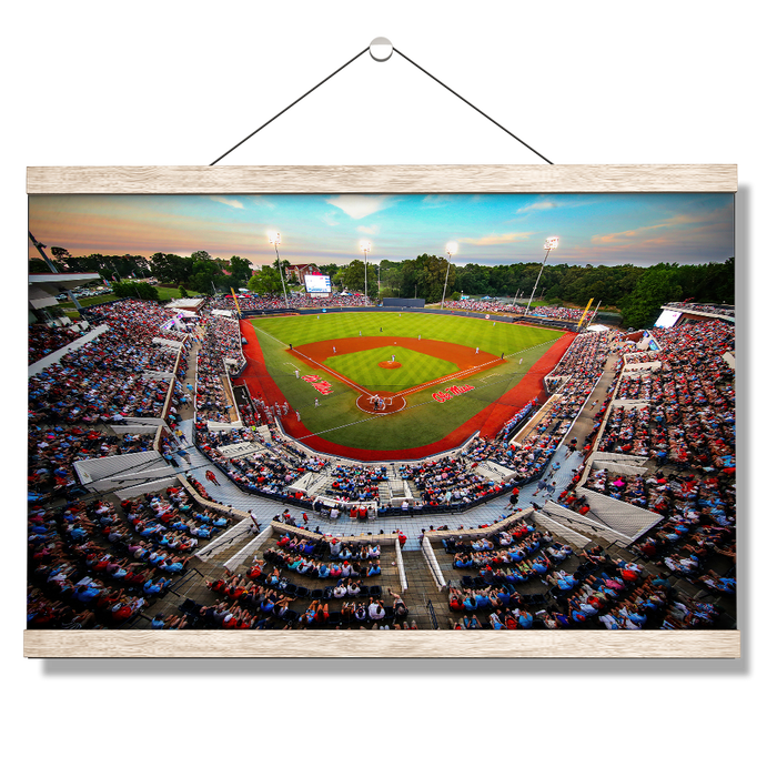 Ole Miss Rebels - Swayze Sunset - College Wall Art #Hanging Canvas