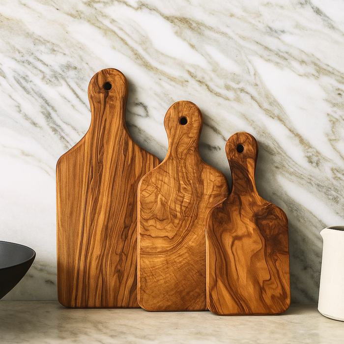 Olive Wood Essential Board Set