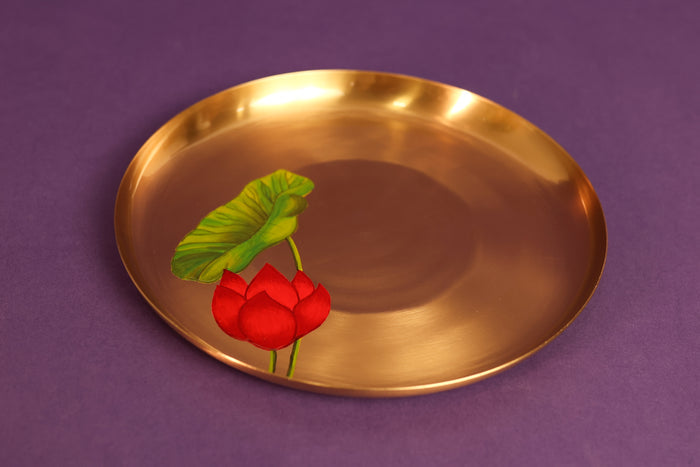 Padma Kansa Side Plate - Set of 6