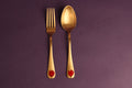 Padma Pital Cutlery Set of 2