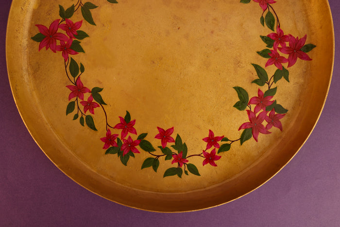 Rani Bagh Pital Flat Platter