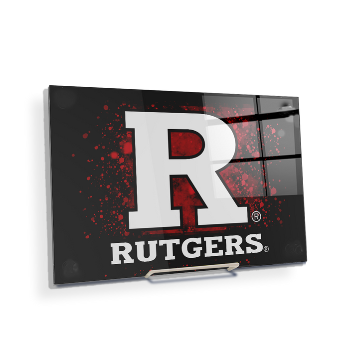 Rutgers Scarlet Knights - Rutgers R - College Wall Art #Acrylic Mini