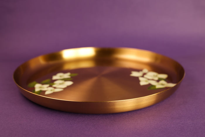 Saphed Kansa 11" Plate