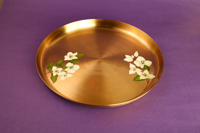 Saphed Kansa 11" Plate