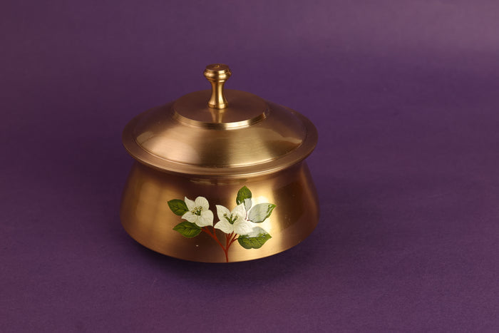 Saphed Kansa Curry Bowl Small