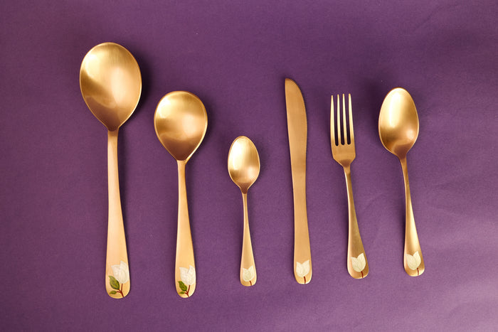 Saphed Pital Cutlery Set of 2