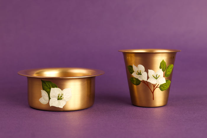 Saphed Pital Dabara Coffee set