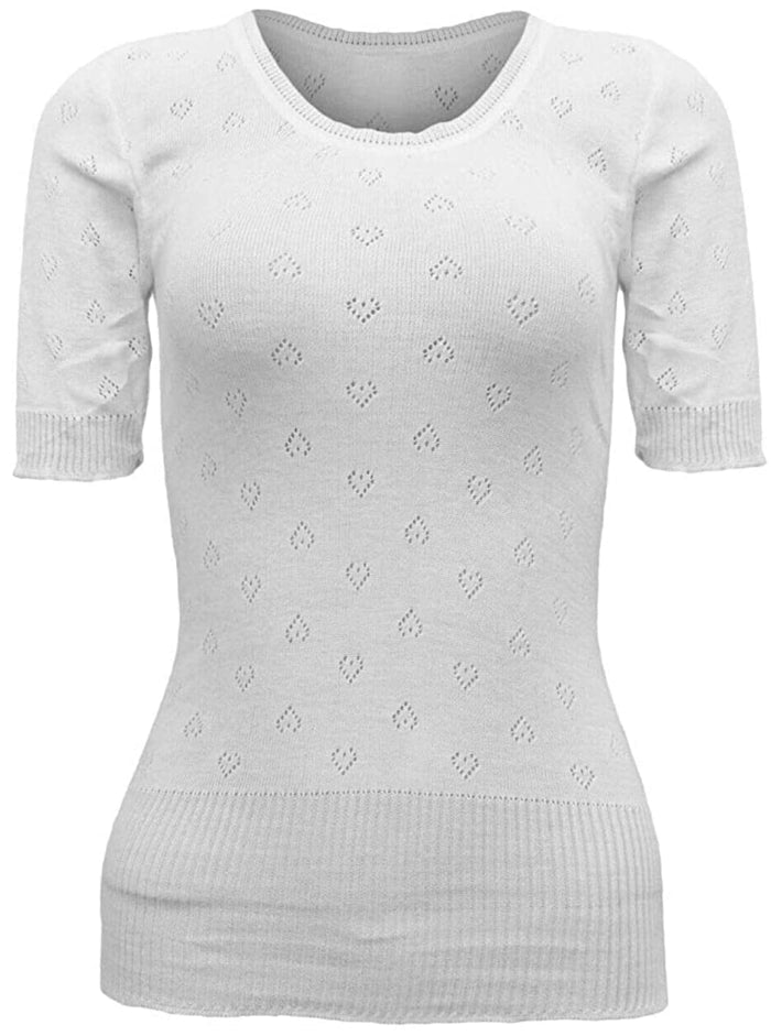 Snowdrop Women's Thermal Vests – Lace V-Neck or Round Neck (S–3XL Plus)