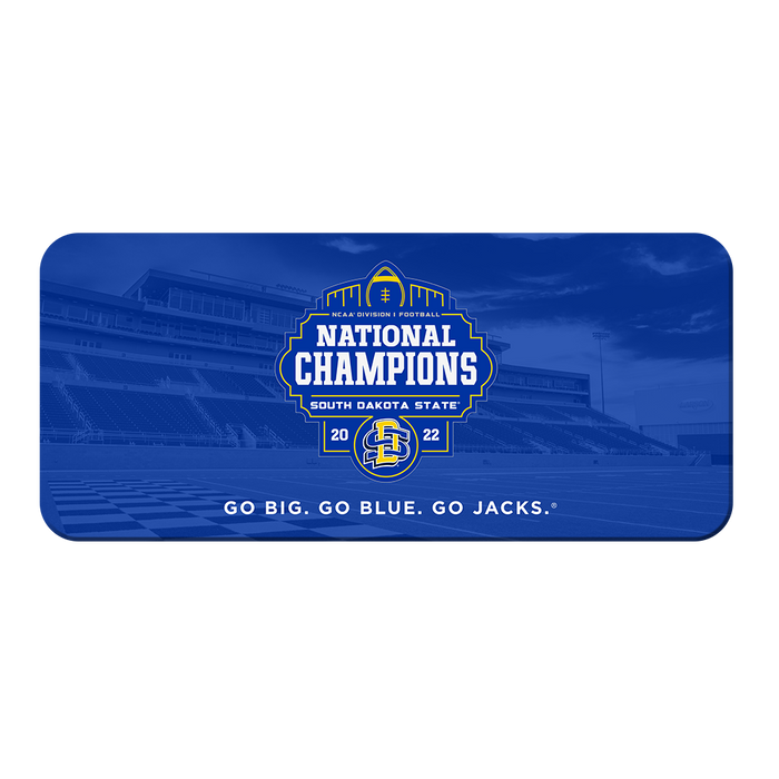 South Dakota State Jackrabbits - SDSU National Champions Go Big Go Blue Go Jacks Panoramic