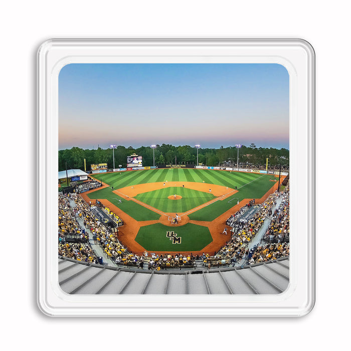 Southern Miss Golden Eagles - Pete Taylor Park Drink Coaster
