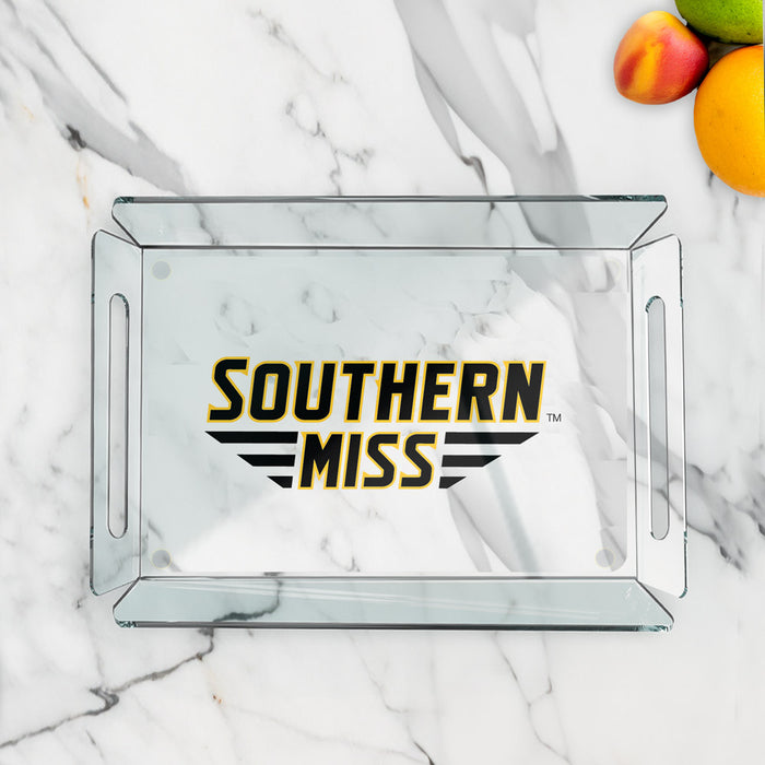 Southern Miss Golden Eagles - Southern Miss Logo Decorative Serving Tray