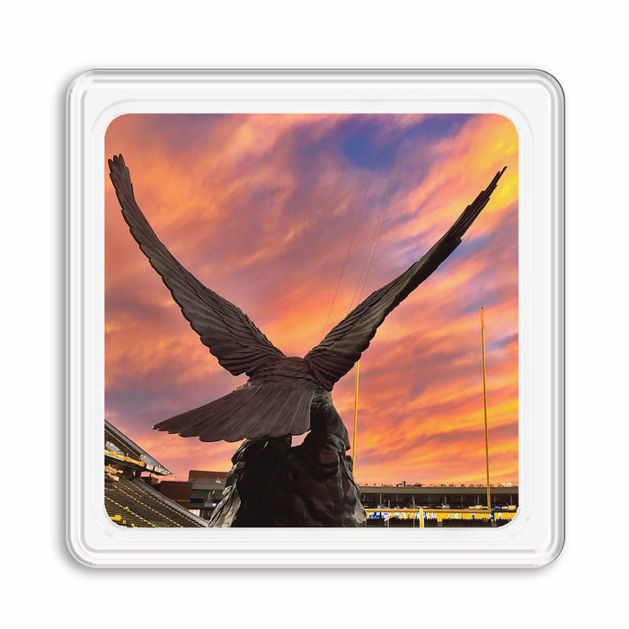 Southern Miss Golden Eagles - The Rock Sunset Drink Coaster