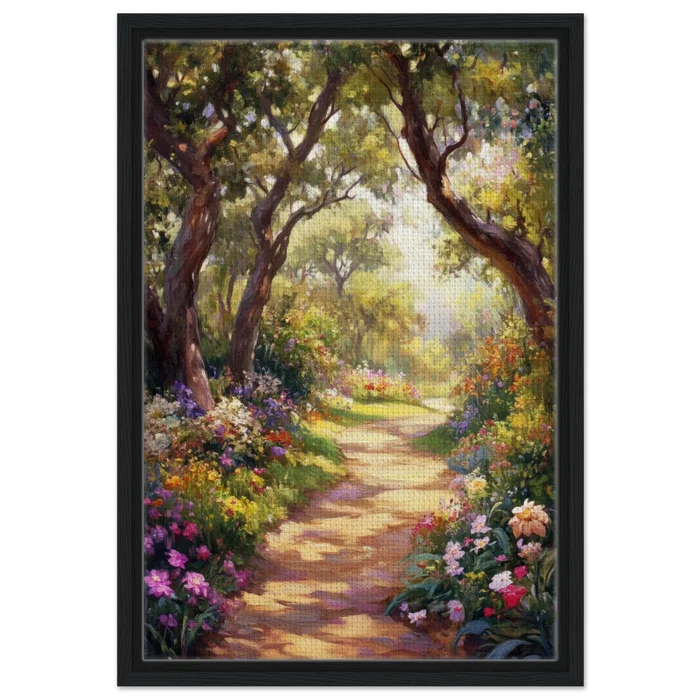 Sunlit Garden Path A meandering pathway through 2 - Shop Ai Art WebShop - Digital Art online Store
