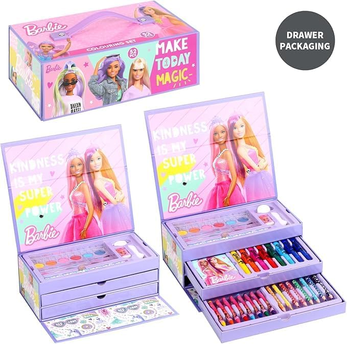 TDL Barbie 52-Piece Art Case