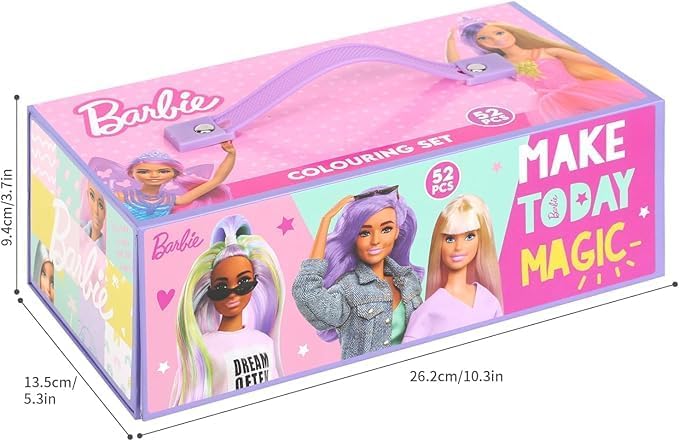 TDL Barbie 52-Piece Art Case