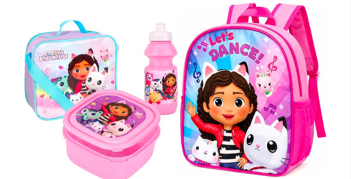 TDL Gabby's Dollhouse Backpack & Lunch Set