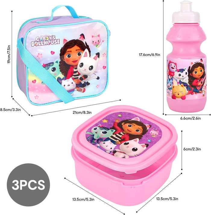 TDL Gabby's Dollhouse Backpack & Lunch Set