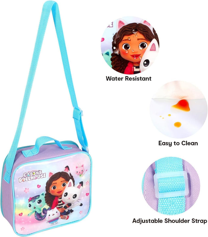 TDL Gabby's Dollhouse Backpack & Lunch Set
