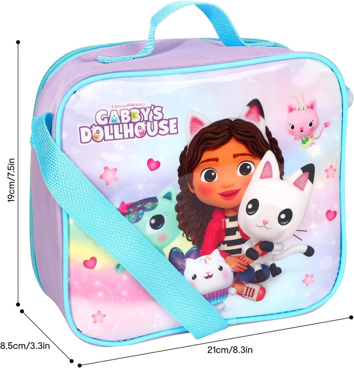 TDL Gabby's Dollhouse Backpack & Lunch Set