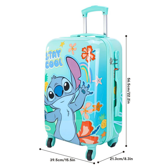 TDL Lilo & Stitch Hard-Shell Trolley Suitcase 57 × 39 × 22cm