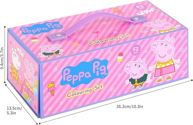 TDL Peppa Pig 52-Piece Art Case