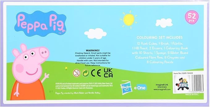 TDL Peppa Pig 52-Piece Art Case
