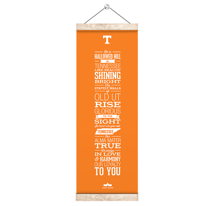 Tennessee Volunteers - Alma Mater Orange - College Wall Art #Hanging Canvas