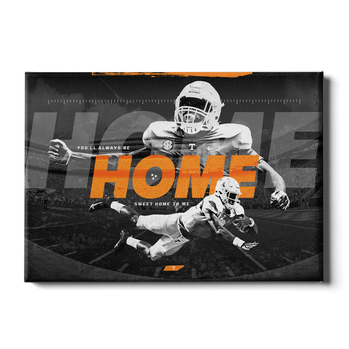 Tennessee Volunteers - Home - College Wall Art #Canvas